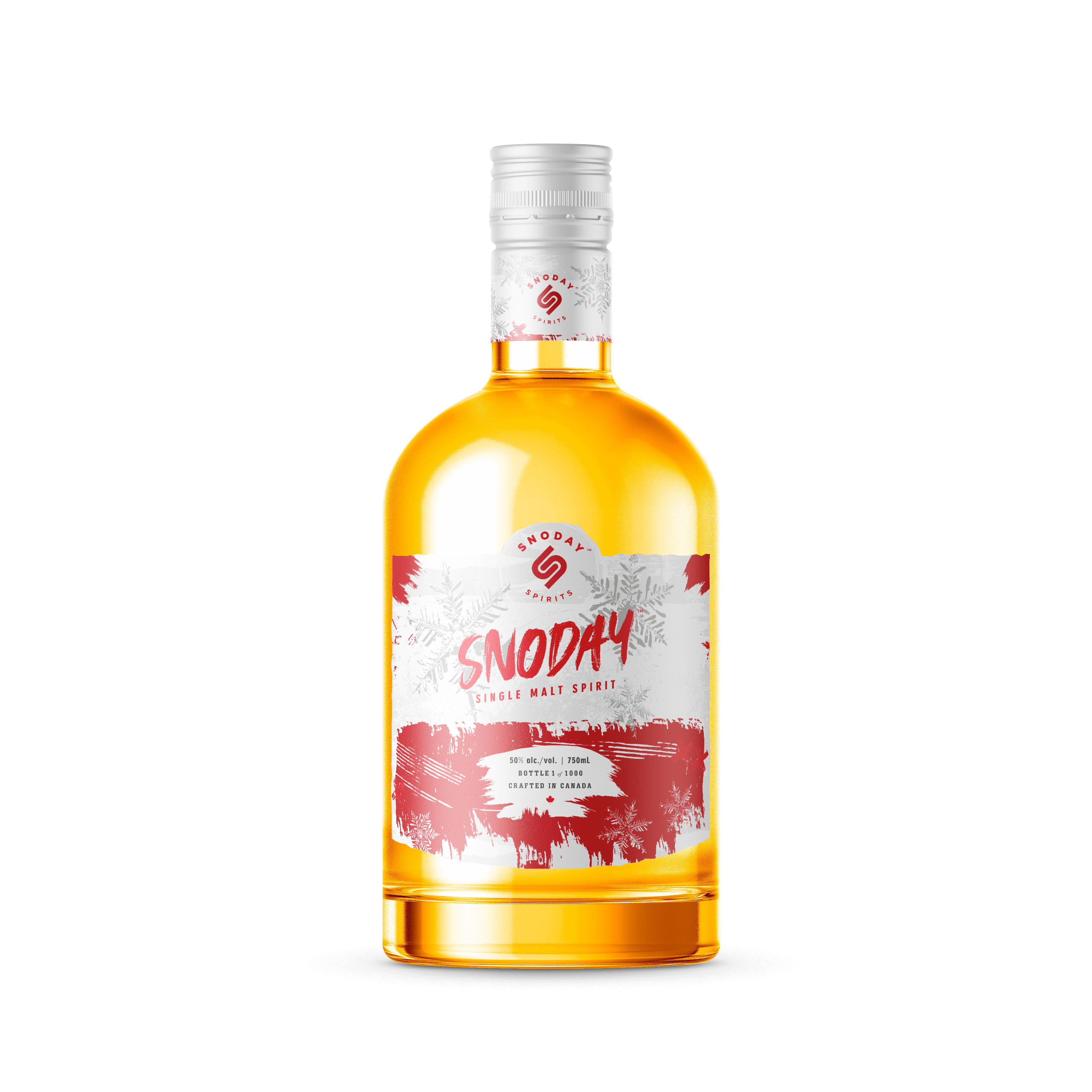 Custom printed bottle label